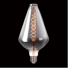 Λάμπα LED Vintage 5W E27 230V 250lm 2700K Ντιμαριζόμενη Smoked Glass